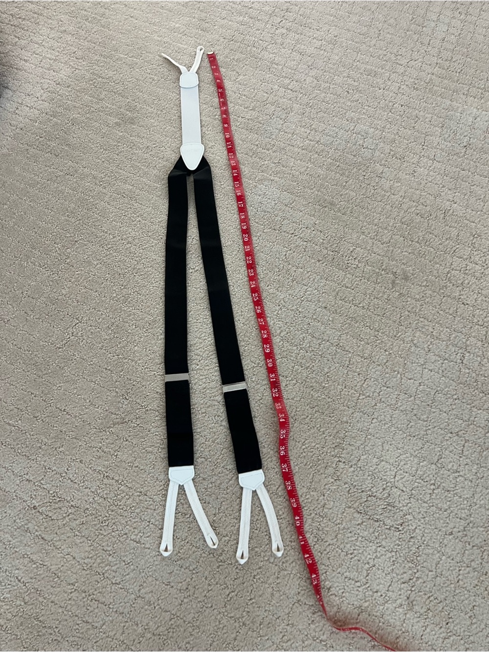 Brooks Brothers vintage Classic Black and White men’s Suspenders EUC